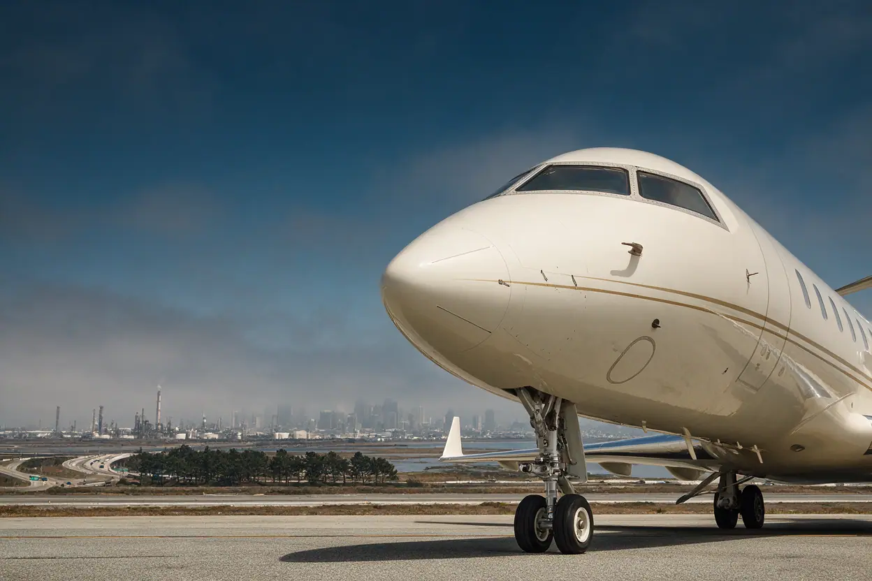 Private jet in Houston